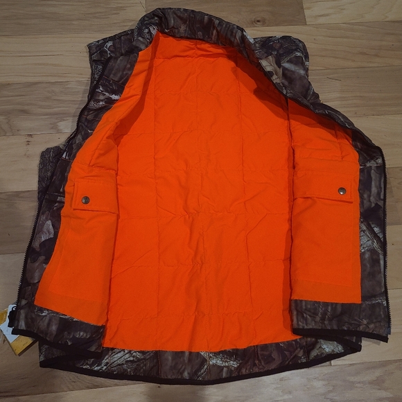 Browning Insulated Camo Orange reversible Vest - Picture 3 of 9